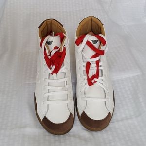 Armani Men's White High Tops